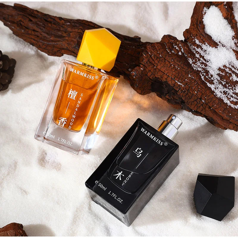 Sandalwood Ebony Perfume Spray,Woody Scent Men's Eau De Cologne,Cedar/Vetiver/Musk/Agarwood Light Fragrance Mist,Long Lasting