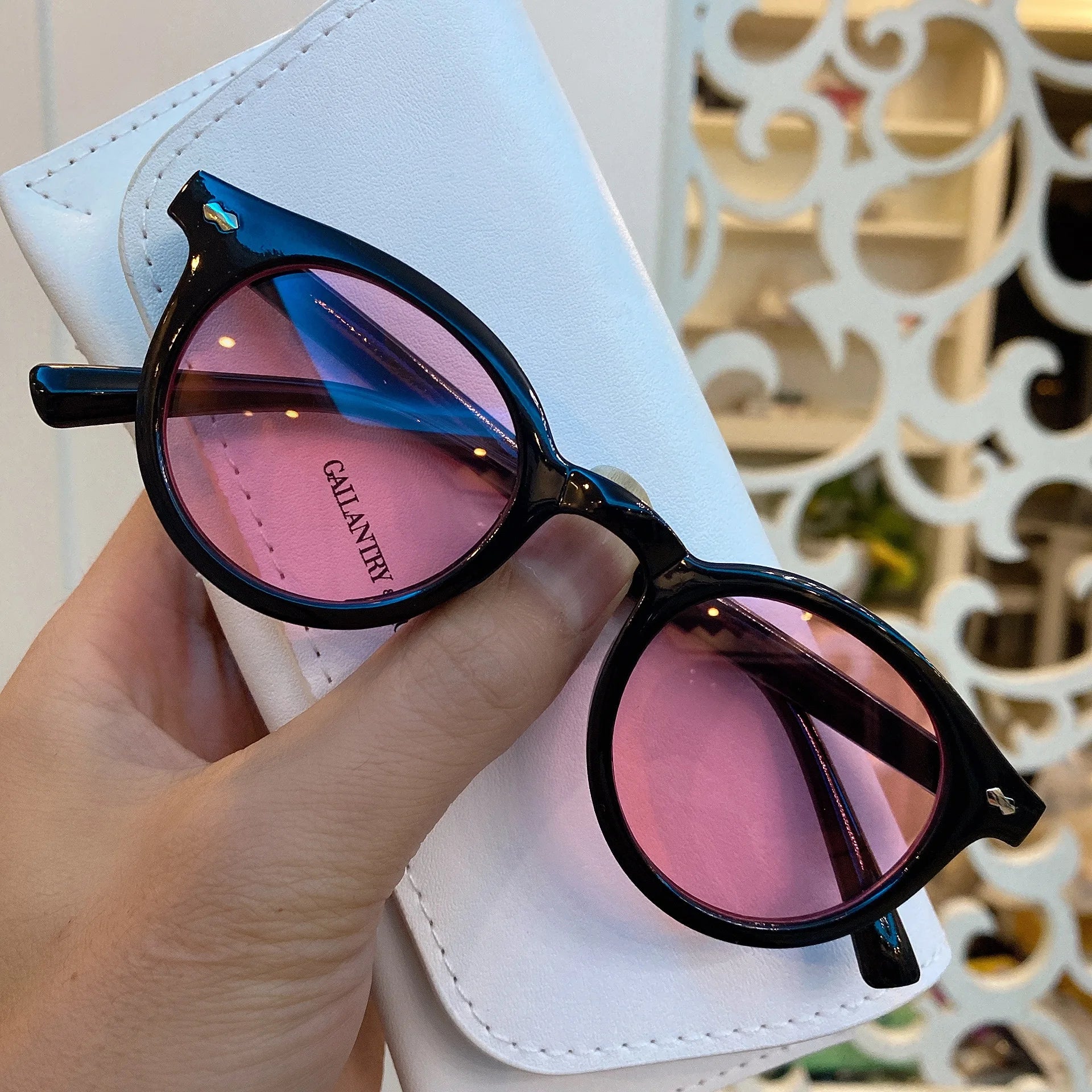 Women Sunglasses Fashion Big Round Sun Glasses For Female Oversized Shades Vintage Jelly Sunglass UV400 Eyewear Oculos De Sol