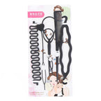 Magic Hair Styling Tools Set DIY Braiding Braider Accessories Hairpin Twist Bun Barrettes Clips For Women Hairdressing