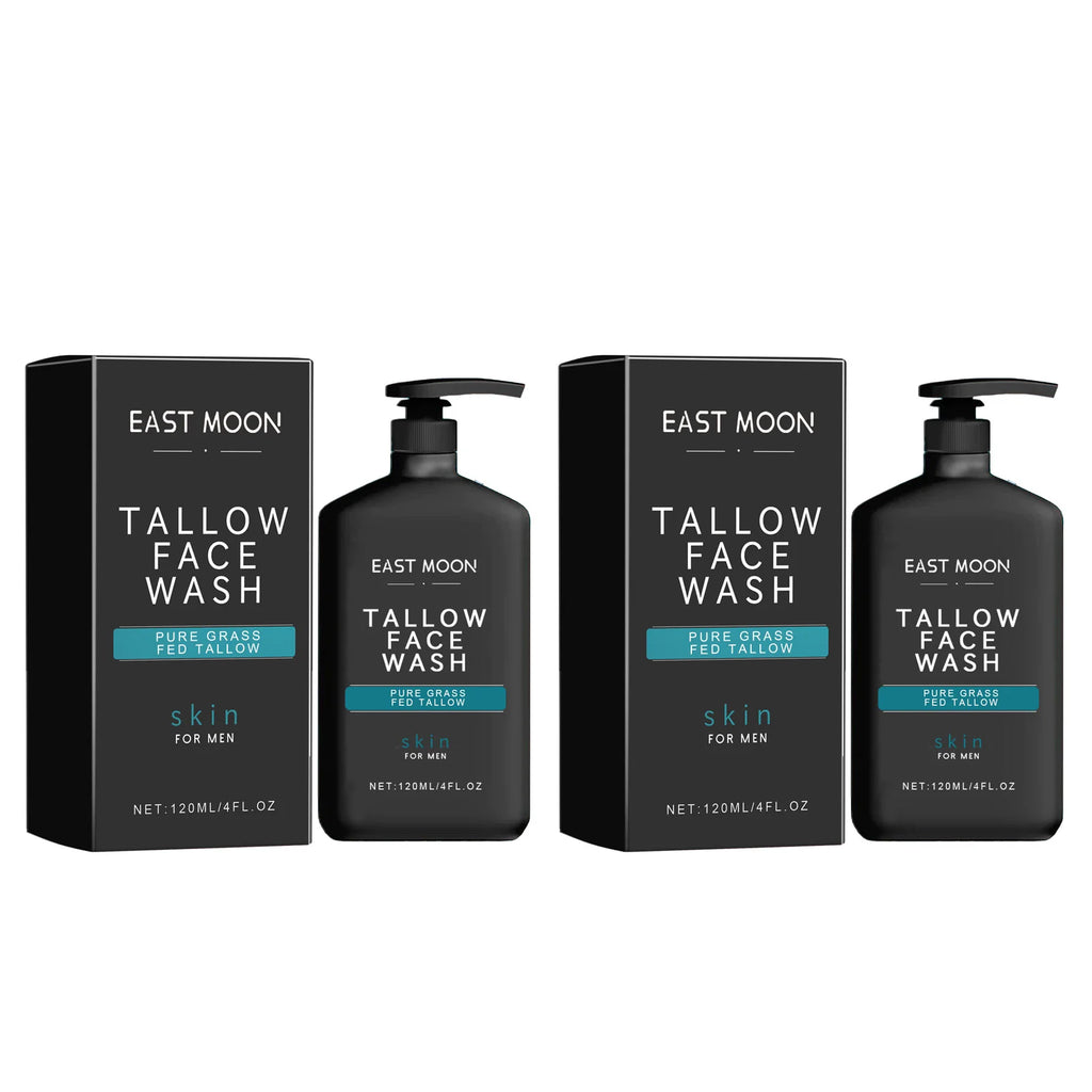 Men's Daily Face Wash Deep Cleansing Pore Oil Control Remove Acne Blackhead Brightening Facial Cleanser for Refreshed Skin