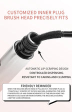MACKANDY Black Mascara Makeup Volumizing&Lengthening Mascara, Thickening Washable Longwear Smudge Resistant Make Up Cruelty Free