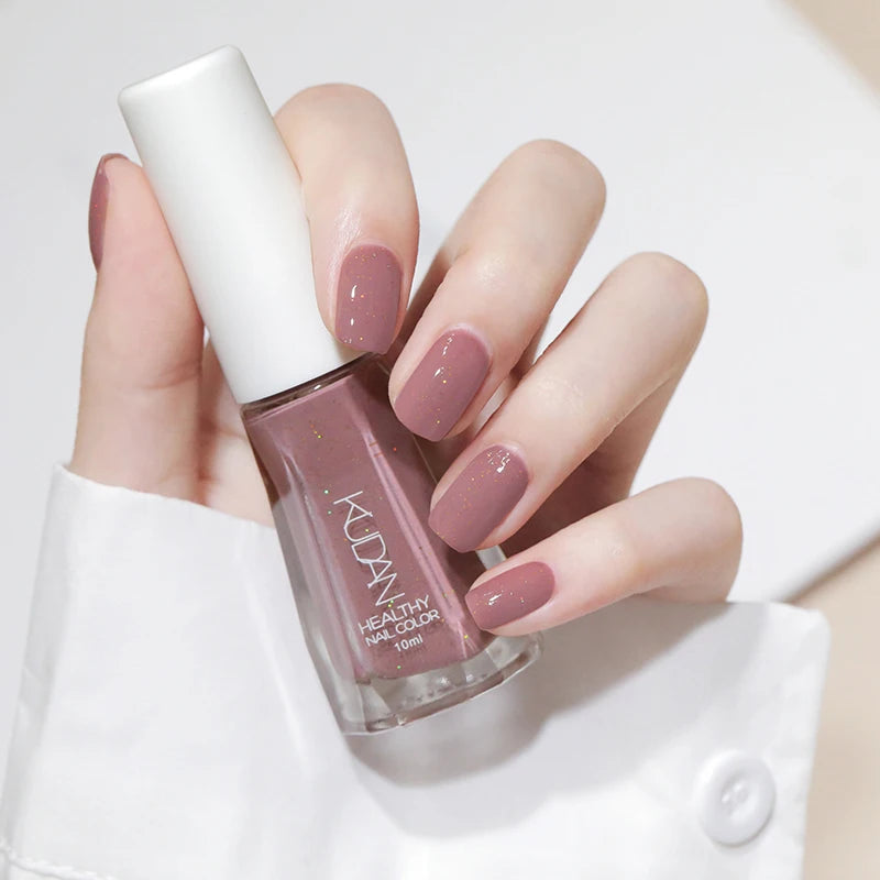 1PC 10ml Glass Bottle Colorful Nail Polish For Nails Nail Art Varnish Fashion DIY Design Manicure No Need Lamp Autumn Winter