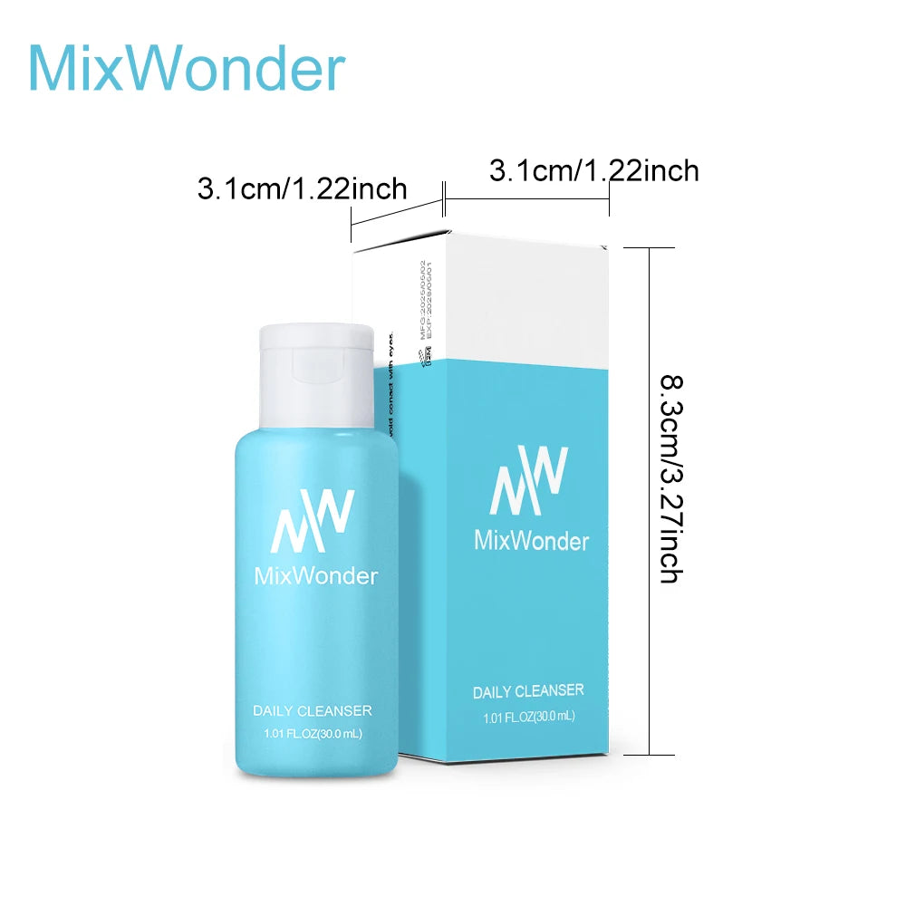 MixWonder Daily Cleanser - Hydrating, Deep Cleansing, Oil Control Face Wash for All Skin Types -Gentle & Non-Irritating Skincare
