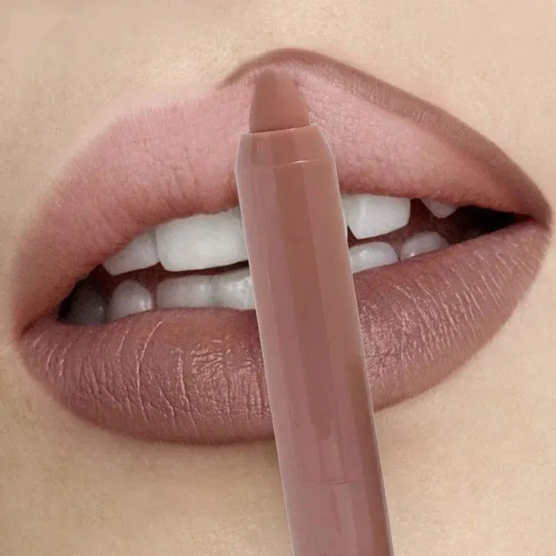 Nude Lipstick Colors Lasting Velvet Matte Non-Stick Cup Solid Lip Gloss Moisturizing Not Fading Lips Tint Makeup Cosmetics