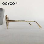 Luxury Metal Punk Brand Sunglasses For Men And Women Unisex Designer Fashion Sun Glasses Oval Unisex Stylish Eyewear Shades