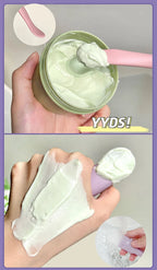 Double head silicone facial mask brush face cleaning scraper daub type mud film special brush beauty tool