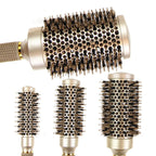 Pro Salon Hairdressing Comb Women's Curling Hairbrush Cylindrical Hairdresser Brushes Barbershop Styling Tool Accessories Tools