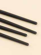 4-Pcs SET OF EYE MAKEUP TOOLS INCLUDING DETAIL BRUSH, EYE SHADOW BRUSH, EYELINER BRUSH, UNDER-EYE BRUSH, EYEBROW BRUSH