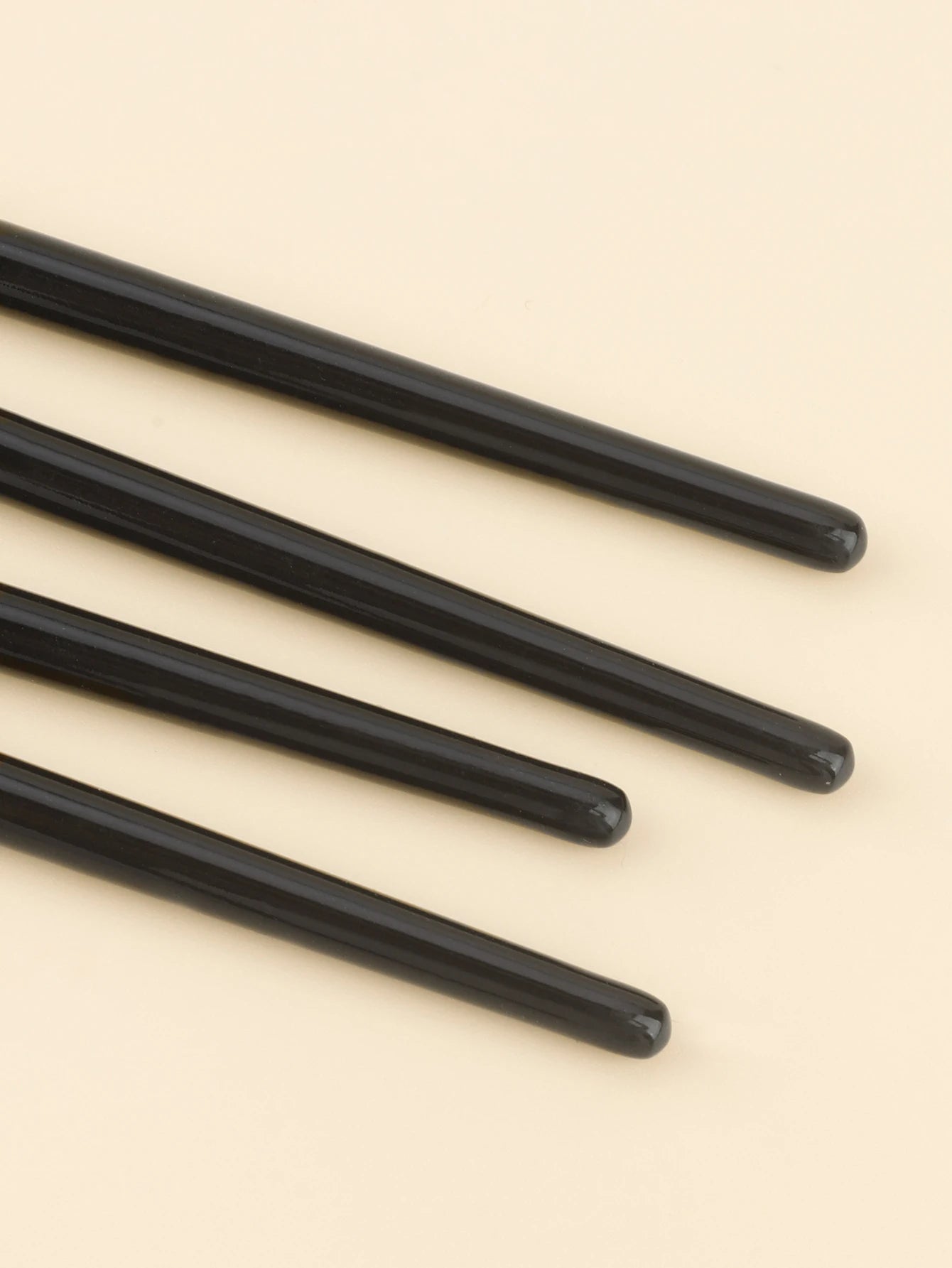 4-Pcs SET OF EYE MAKEUP TOOLS INCLUDING DETAIL BRUSH, EYE SHADOW BRUSH, EYELINER BRUSH, UNDER-EYE BRUSH, EYEBROW BRUSH