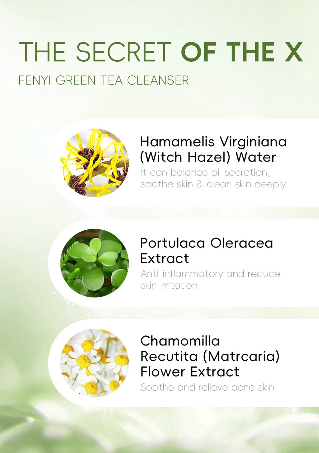 Green Tea Facial Cleanser Skin Deep Cleansing Moisturizing Blackhead Removal Skincare Face Wash Foam Face Cleanser Skin Care