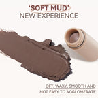 Double-Ended Eyebrow Cream, Waterproof And Sweat Proof, Smudge Proof, Long Lasting Makeup Without Separation