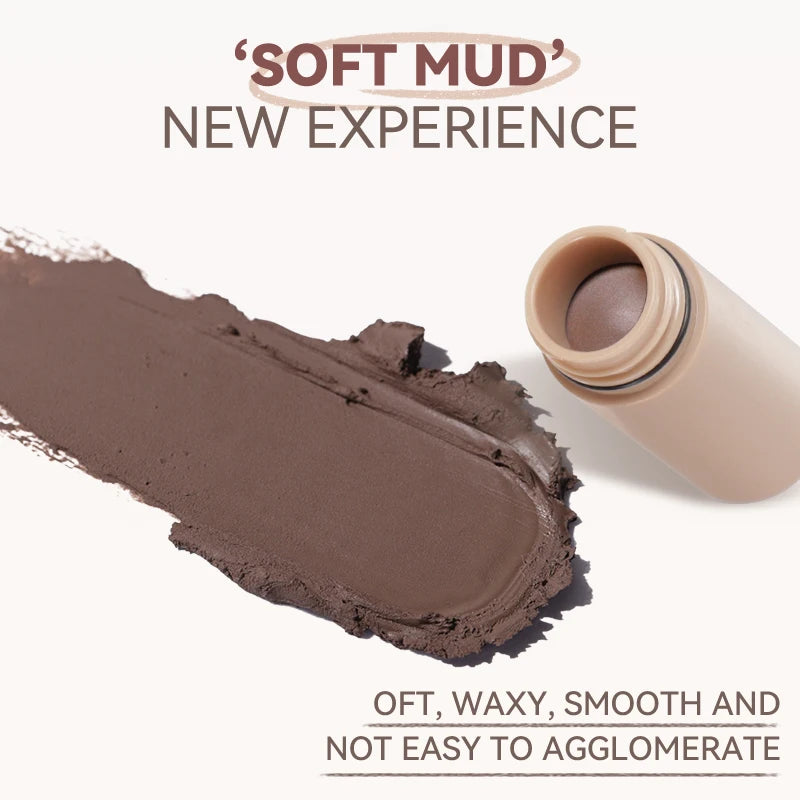 Double-Ended Eyebrow Cream, Waterproof And Sweat Proof, Smudge Proof, Long Lasting Makeup Without Separation