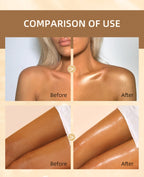 QIBEST 5 Colors Body Face Liquid Highlighter Glitter Makeup Glow Face Contour Shimmer Illuminator Ginger Highlight Cosmetics