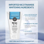 PTWOP Whitening Facial Cleanser Foam Moisturizing Deep Remove Cleansing Acne Milk Oil Control Exfoliating Shrink Pores Face Wash