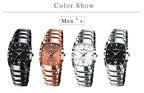 Luxury Watch For Men Business Fashion Quartz Wristwatches Classic Stainless Steel Waterproof Male Date Clock Relogios Masculino