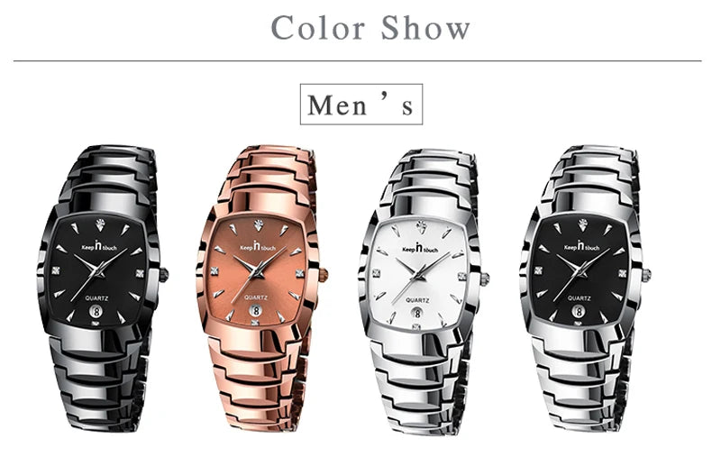 Luxury Watch For Men Business Fashion Quartz Wristwatches Classic Stainless Steel Waterproof Male Date Clock Relogios Masculino