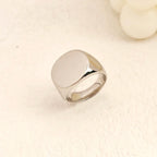 Minimalist ring, men's trend, personality, European and American hip-hop niche design, high-end index finger ring, tail ring