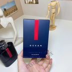 100ml Red Moon Marine Eau de Toilette Lasting Colognes Woody Men Perfume Attractive Women Glamour Dating Body Spray Perfume Gift