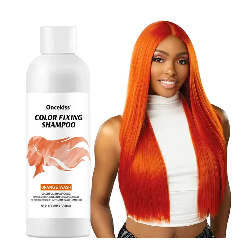 Hair Dye Shampoo,Colorful Color correction & Color fixing Shampoo,Unisex-Adult,Cleaning Nourishing Roots for Daily & Cosplay Use