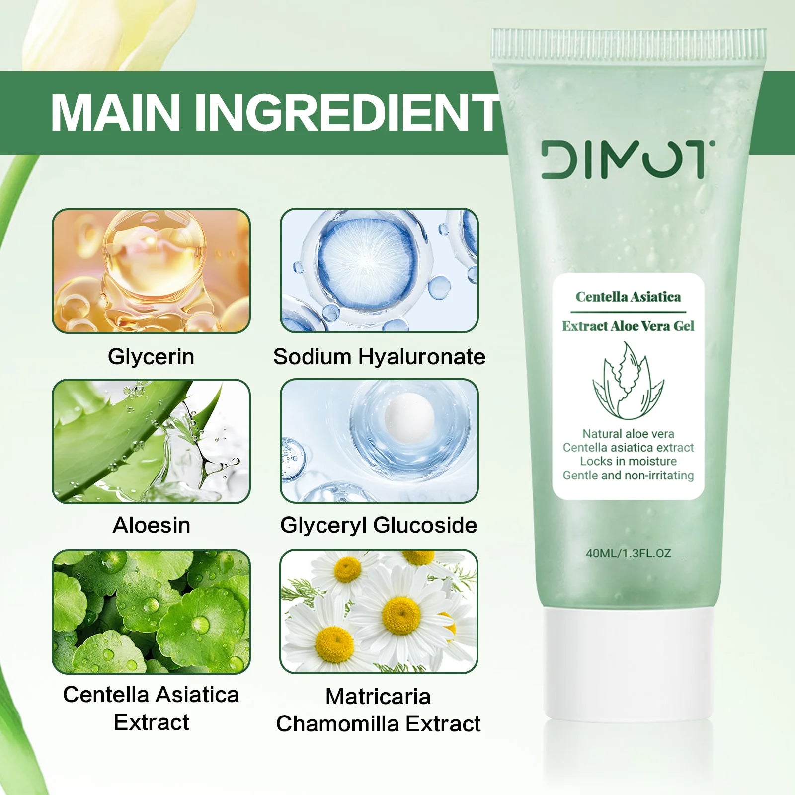 Moisturizing Aloe Vera Gel Wash Free Deep Nourishing Maintain Skin Aloe Vera Gum Refreshing Non Sticky Facial Care Facial Cream