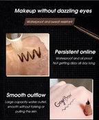 Eyeliner liquid pen is smooth, fast drying, waterproof, durable, not easy to smudge, and very thin eyeliner pen