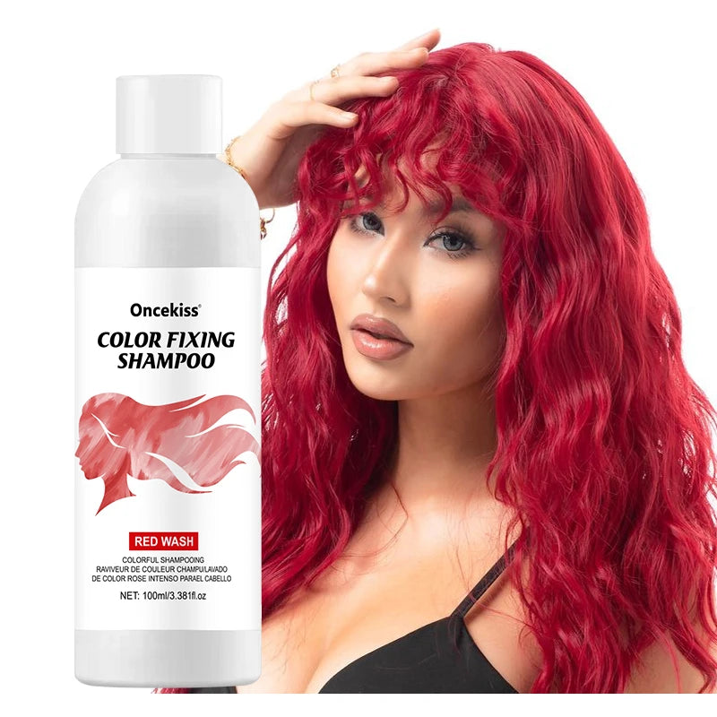 Hair Dye Shampoo,Colorful Color correction & Color fixing Shampoo,Unisex-Adult,Cleaning Nourishing Roots for Daily & Cosplay Use