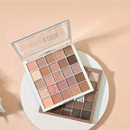 25 Color eye shadow Palette - Matte and glossy finish, waterproof, earth tones, create amazing eye makeup