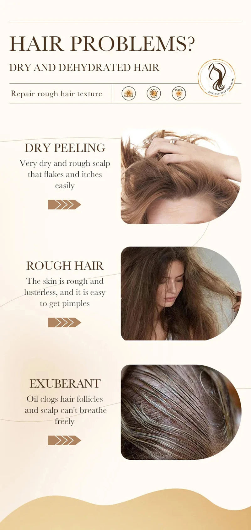 Hair Mask 5 Seconds Natural Repair Magical Hair Mask Prevent Dryness Split Ends Repair Damage Frizz Tangles Hair Conditioner