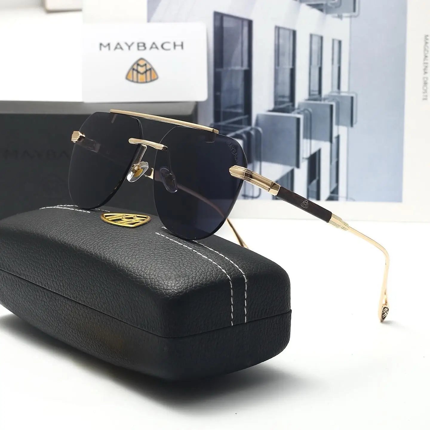 Car High-End Luxury Sunglasses Maybach S Class Men Fashion Goggles
