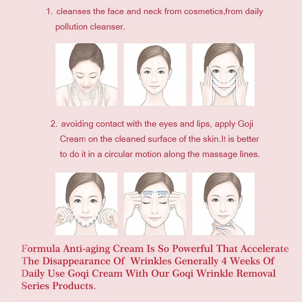 WolfBerryes Face Creams 100ml Goji Essence Moisturizing Goqi Berry Skincare Chinese Matrimony Vine Shin Care Cosmetic