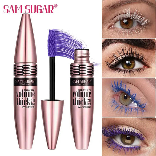 Waterproof Colorful Mascara For Women Long Lasting Volumizing Non Clumping Smudge Proof Curling Eyelash Enhancer Beauty Cosmetic
