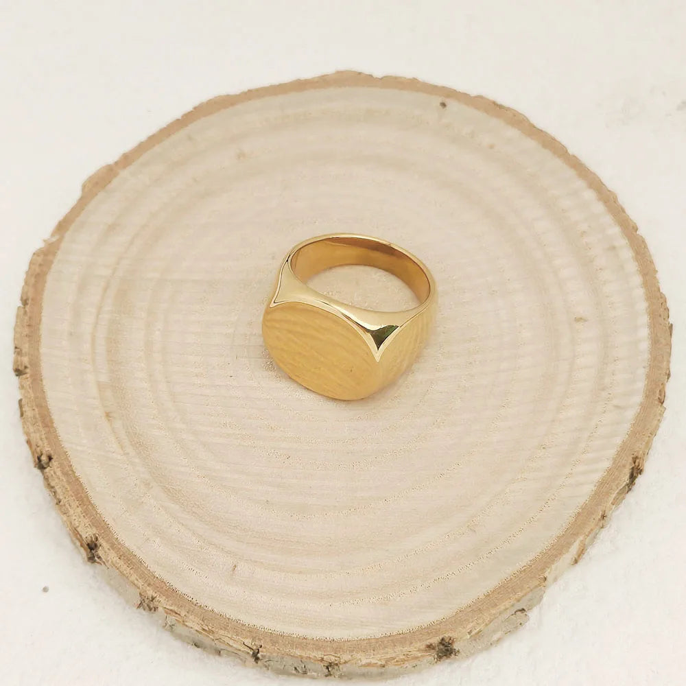 Minimalist ring, men's trend, personality, European and American hip-hop niche design, high-end index finger ring, tail ring