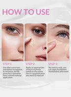 Pore-Blurring Makeup Primer Lightweight, Oil-Control Pre-Makeup Base Long-Lasting, Hydrating, and Smoothing Primer for Invisible