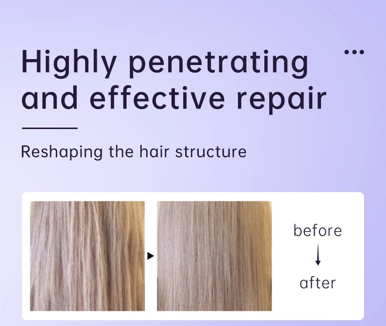 PURC Leave-In Conditioner Hair Spray Smoothing Straightening Shiny Repair Damaged Frizz Hair Treatment Hair Care