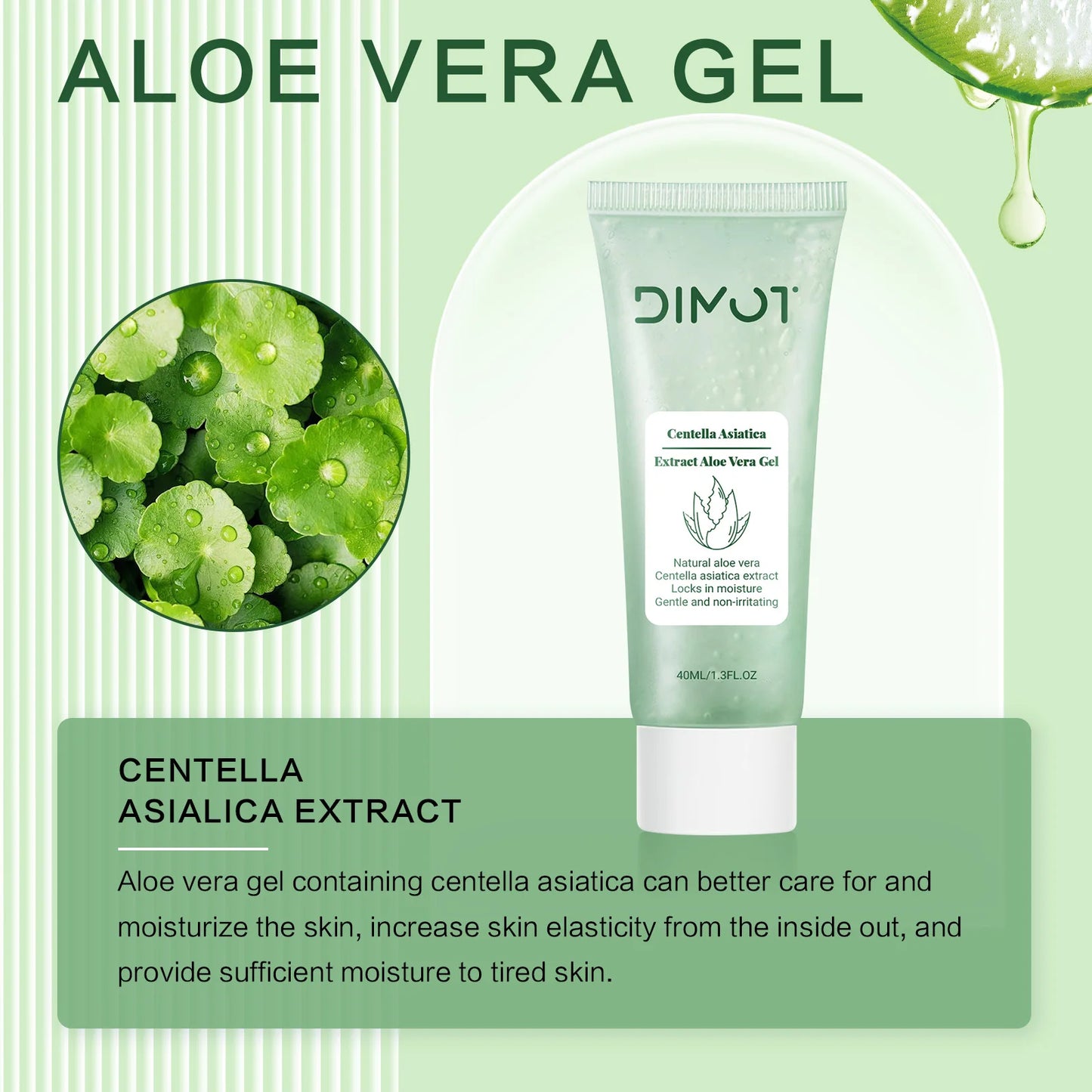 Moisturizing Aloe Vera Gel Wash Free Deep Nourishing Maintain Skin Aloe Vera Gum Refreshing Non Sticky Facial Care Facial Cream