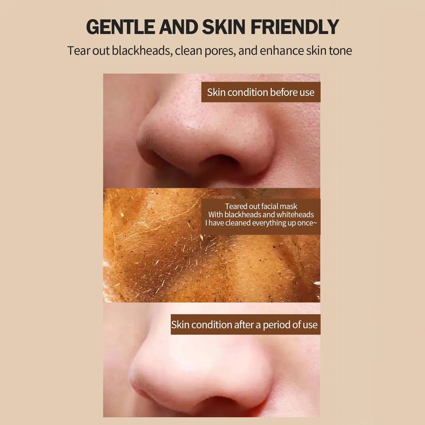 Herbal Spots Peel Off Facial Mask Anti-Aging Anti Wrinkle Deep Nourishing Refines Pores Mask Tightening Skin Face Care Supplies