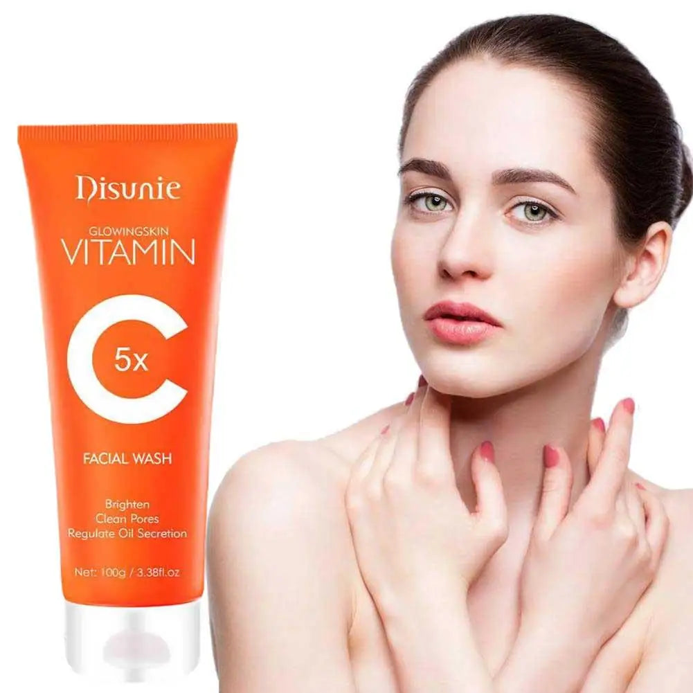Vitamin C Face Wash Cleanser ,Vitamin-C Face Cream ,Tone Up Cream Moisturizer Hydrating Oil Control Skin Care 50G/100G