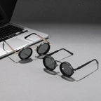 Stylish Dimmable Glasses, Suitable for Multi-Scenario Use, Retro Punk Parties, Festivals, Unisex Easter, Graduation Season, Halloween, Christmas