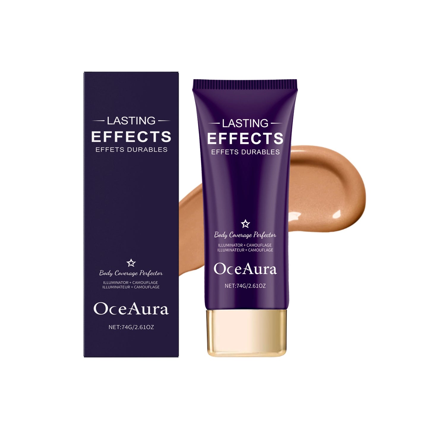 Hydrating Concealer Foundation Covers Blemishes Redness Spots Dark Circles Treatment Full-Coverage Hyaluronic Acid Face Makeup