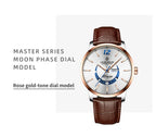 Men's Watches Top Brand Luxury Men Wrist Watch Leather Quartz Watch Sports Waterproof Male Clock Relogio Masculino+Box 2023 New