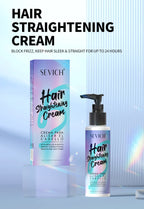 Keratin Hair Straightening Cream Hair Repair Conditioner Reduce Frizzy and Dry Hair Care Set Hair Salon Protein Correction Cream