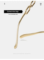 Luxury Square Sunglasses  Women UV400 Retro Brand Chain Metal Frame Shades Summer Sun Glasses for Female