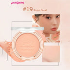 Single Color Blush Palette, Matte Fine Powder Cheek Blush, Non-Cakey, Long-Lasting, Nude Makeup, K-Beauty Cosmetic