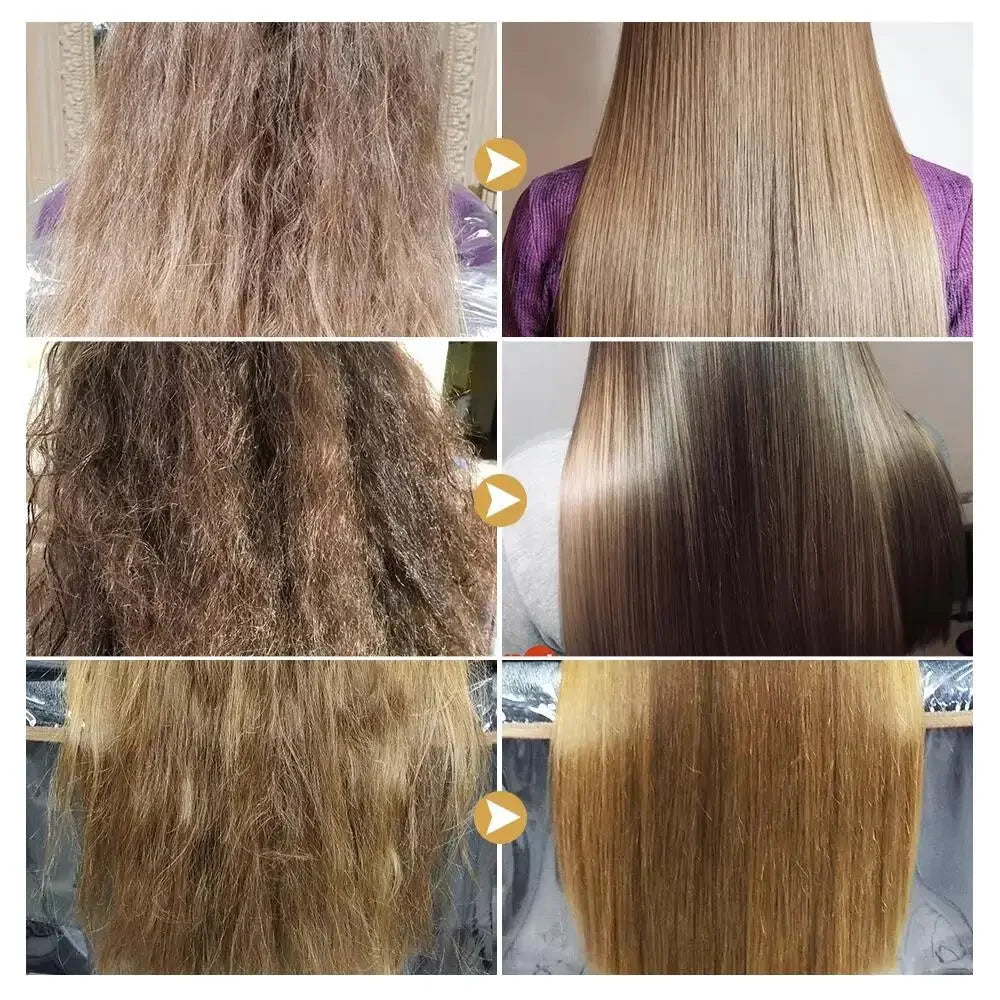 5 Seconds Magical Keratin Hair Mask Repair Damage Frizzy Soft Smooth Shiny Hair Deep Moisturizing Treatment Hair Root Scalp Care
