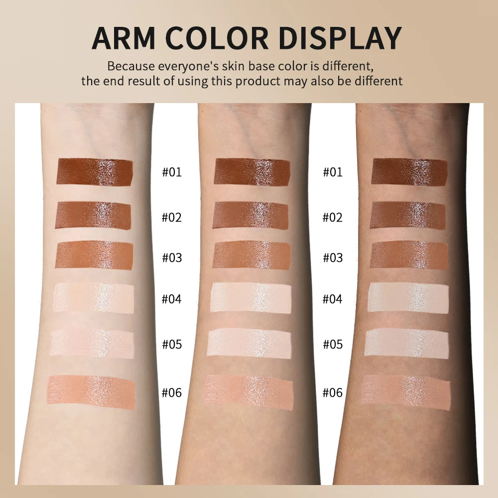 Foundation Stick  Serum Boosted Skin Tint Balm Silky Texture Moisturizing Coverage Plumper Natural Even Skin Tone Travel Makeup
