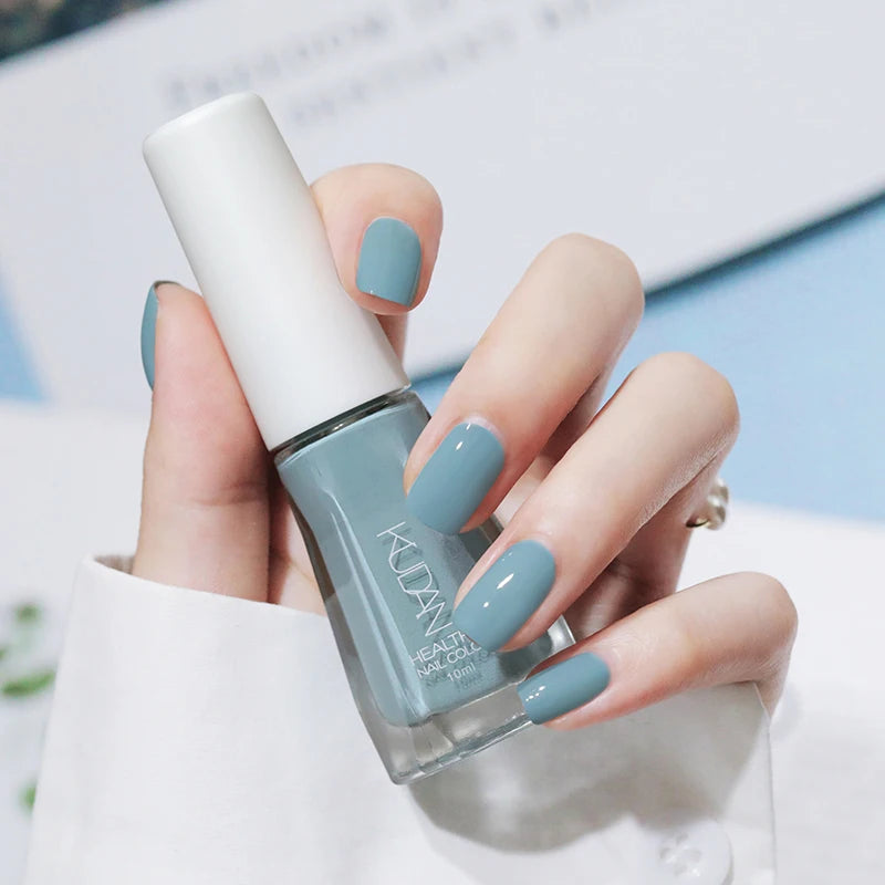 1PC 10ml Glass Bottle Colorful Nail Polish For Nails Nail Art Varnish Fashion DIY Design Manicure No Need Lamp Autumn Winter
