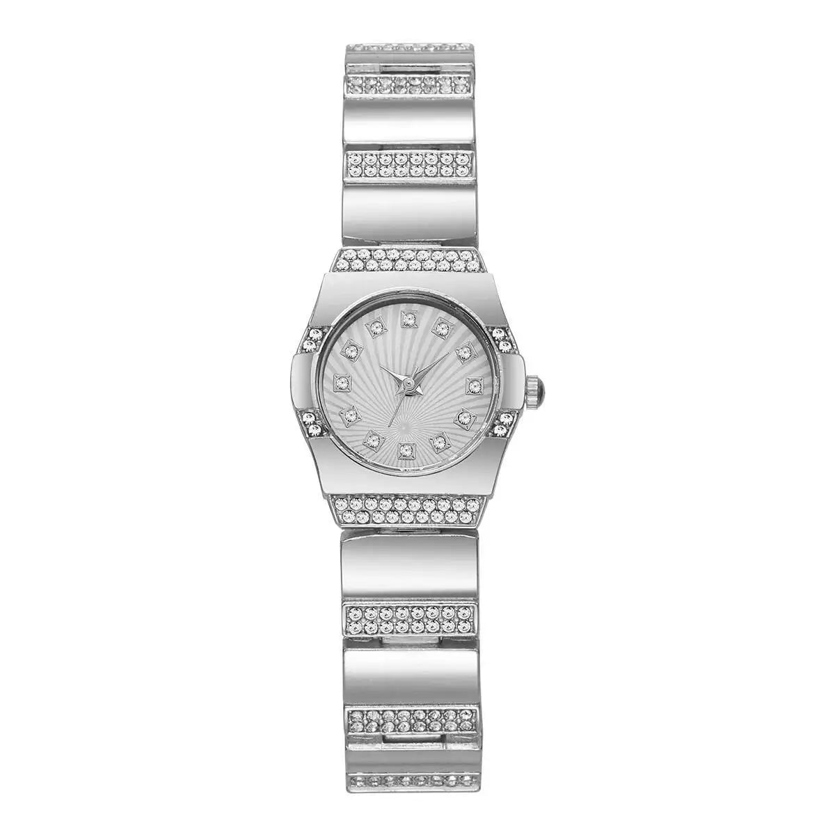 Luxury Rhinestone Women Watches Fashion Small Dial Steel Strap Quartz Wristwatches for Girls Clock Reloj Mujer