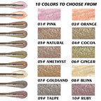 10 Color Double Ended Eye Shadow Stick With Sponge Brush Pearlescent Lasting Eyeshadow Pen Contouring Portable Makeup Cosmetics