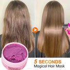 5 Seconds Magical Keratin Hair Mask Repair Damage Frizzy Soft Smooth Shiny Hair Deep Moisturizing Treatment Hair Root Scalp Care