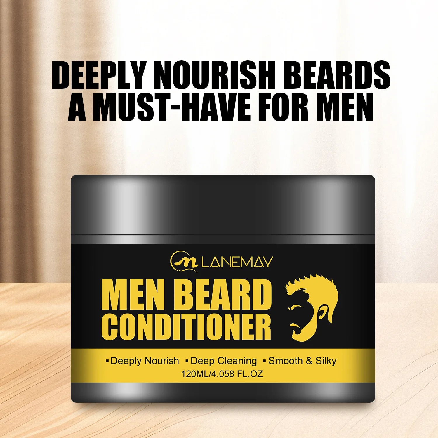 Men's Beard Softening Shaving Foam, Moisturizing & Hydrating Shave Cream for Gentle Beard Care & Smooth Shaving Experience